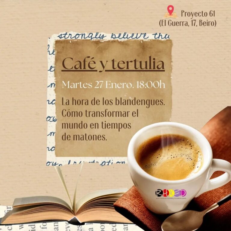 Café tertulia. Un mundo de matones.